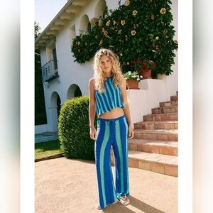 Free People And Free-est "Joan Fauxchet" Set In Sky Surfer Combo